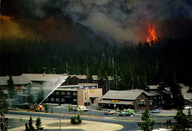 Yellowstone wildfire