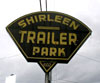Shirleen trailer park sign